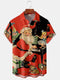 Men's Christmas Funny Graphic Short Sleeve Hawaiian Shirt